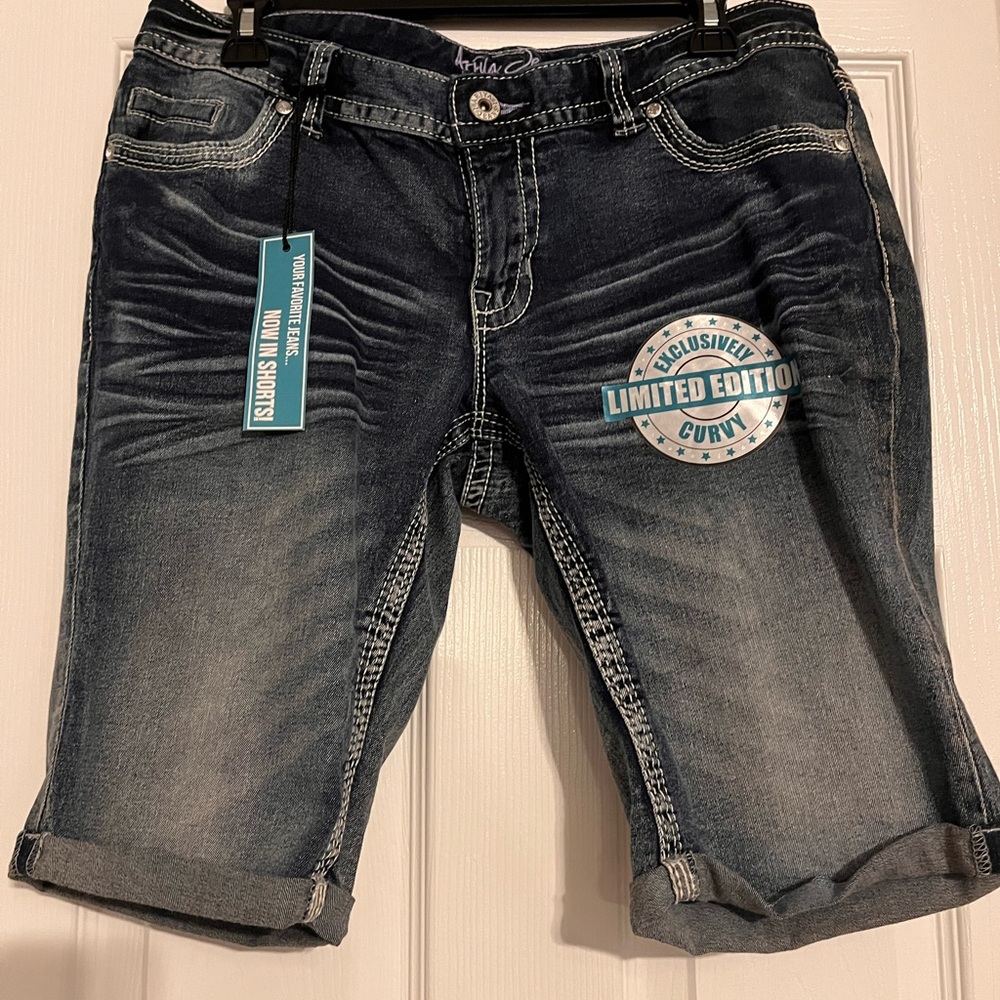 Denim shorts